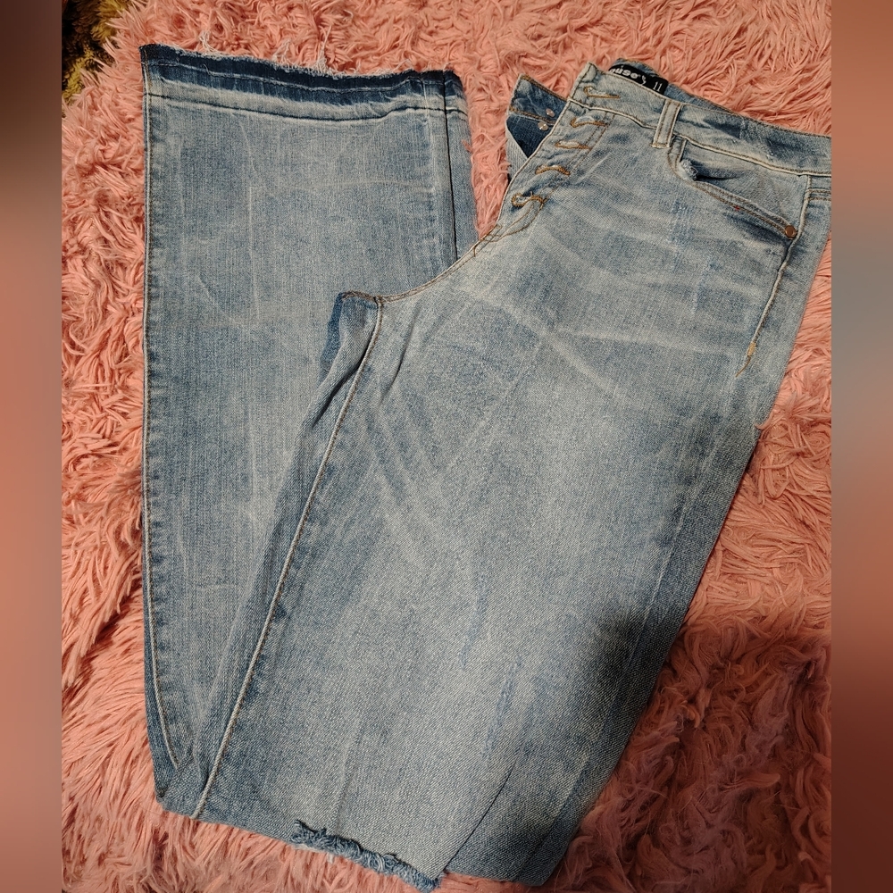Dollhouse Y2K Button Up Bootcut 90s  Jeans/SZ W 30_ 32 L /11/ Info